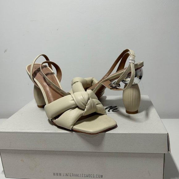 L'intervalle Susanita Nude Leather Heals - Picture 5 of 8